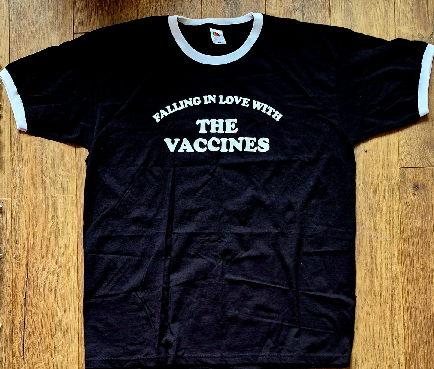 The Vaccines - Falling in love with... - Black Ringer T-Shirt (XL)
