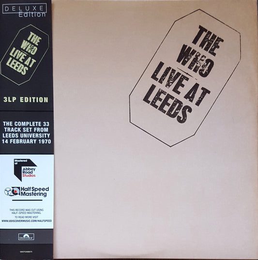 The Who - Live At Leeds (Half-Speed Master) 3LP Deluxe Edition