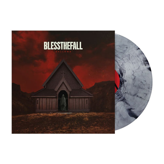 BLESSTHEFALL - GALLOWS - Grey, Black Marbled Vinyl