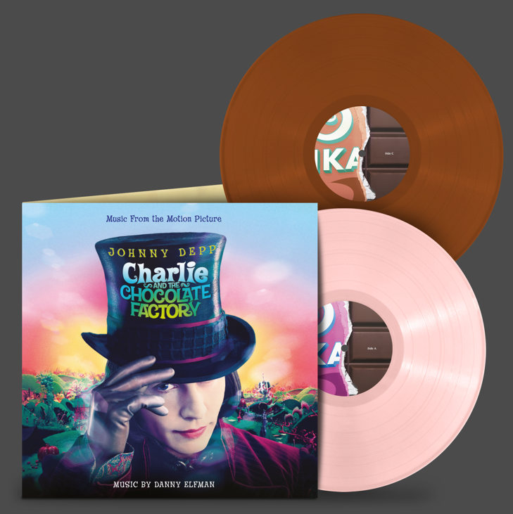 Charlie and The Chocolate Factory OST - Limited 2LP Pink and Brown Vinyl