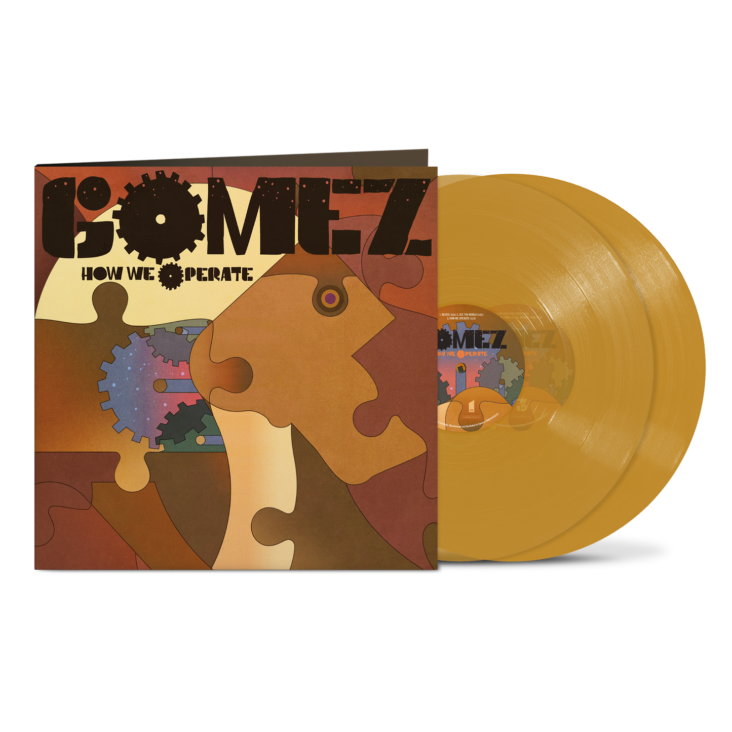 Gomez - How We Operate - National Album Day - 2LP Translucent Amber Vinyl