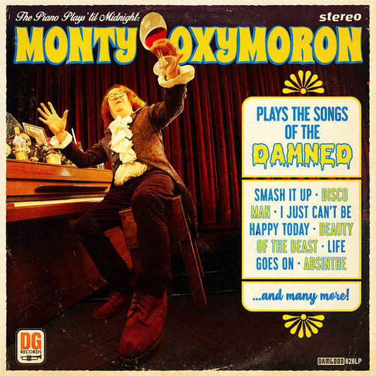 Monty Oxymoron - The Piano Plays ‘til Midnight: Monty Oxymoron Plays The Songs of The Damned - Red Vinyl