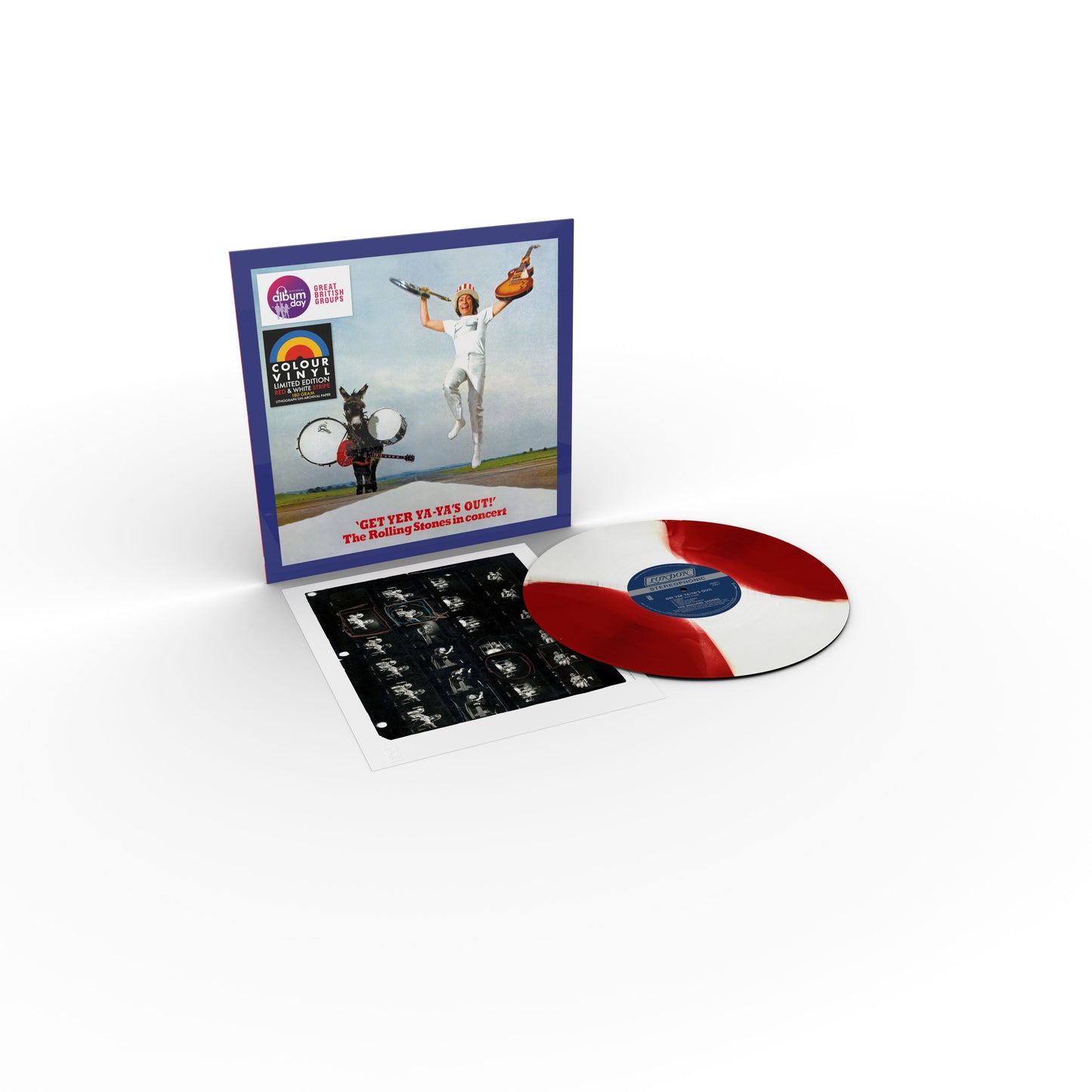 The Rolling Stones - Get Yer Ya-Ya’s Out! - Red, White Coloured Vinyl