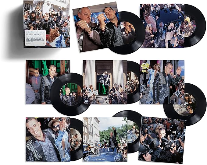 Robbie Williams - Life Thru A Lens, Limited Edition, 25th Anniversary 7" Box Set