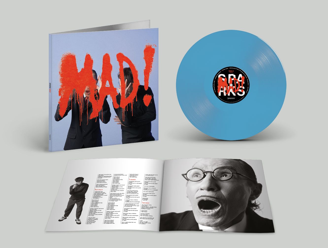 Sparks - MAD! - Light Blue LP with lenticular sleeve