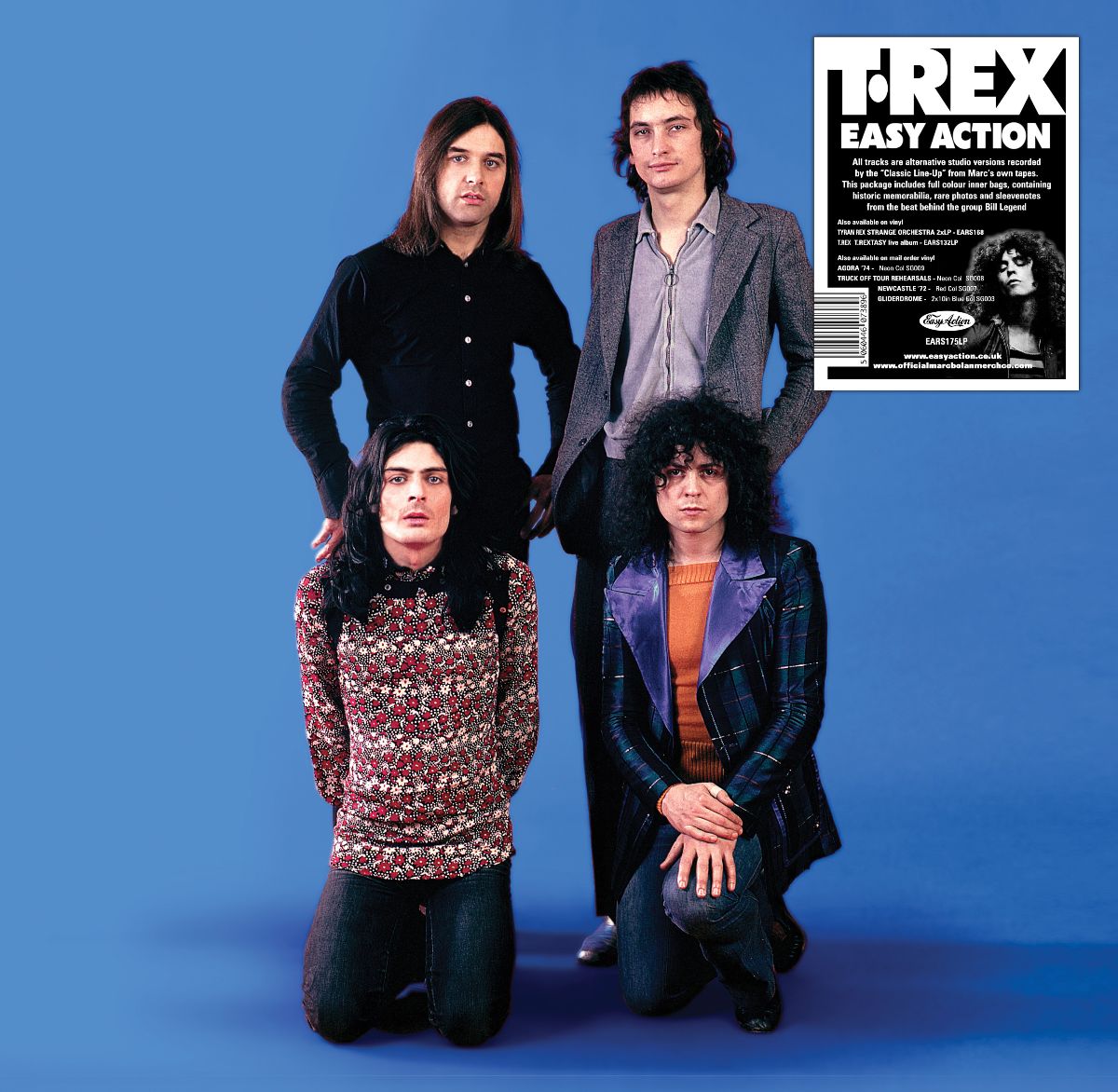 T. Rex - Easy Action - 2LP Blue & Orange Vinyl