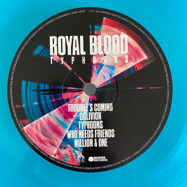 Royal Blood - Typhoons - Limited Blue Vinyl