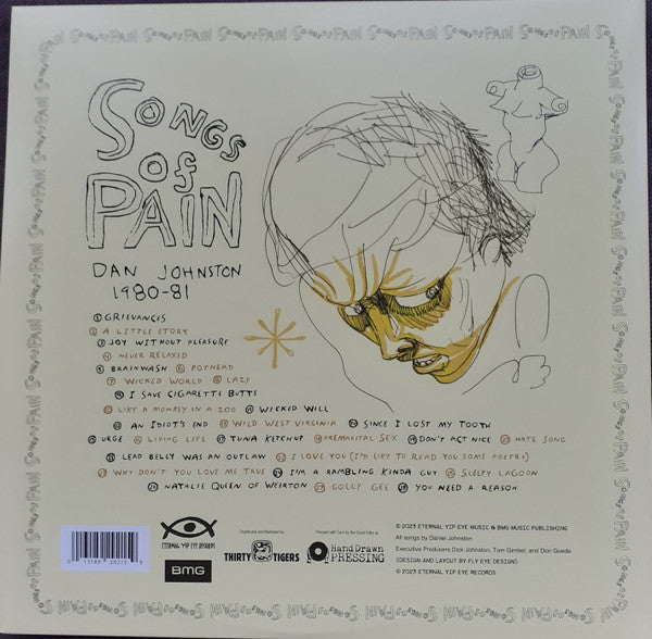 Daniel Johnston - Songs Of Pain (Dan Johnston 1980-81) (2xLP, Album, RE)