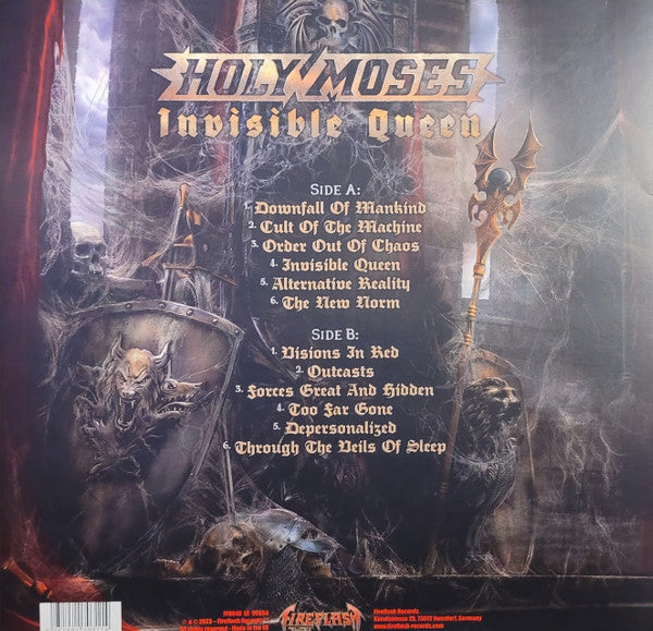 Holy Moses (2) - Invisible Queen (LP, Album, Ltd, Red)