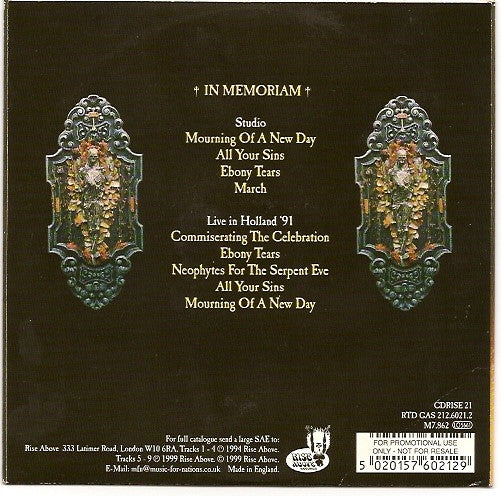 Cathedral - In Memoriam - CD