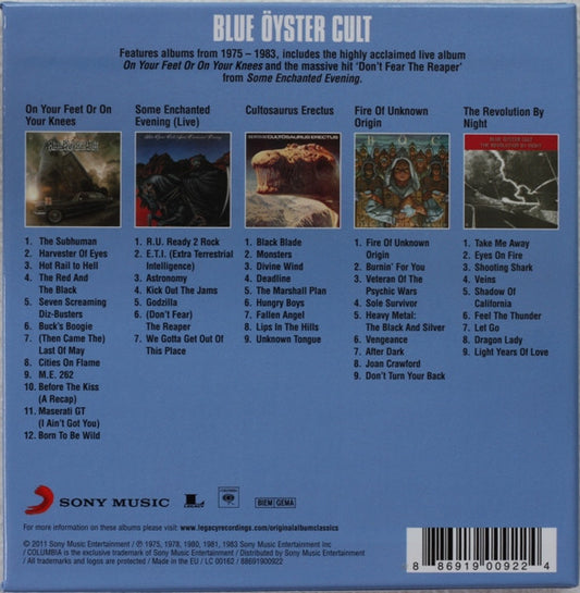 Blue Öyster Cult - Original Album Classics (Box, Comp + CD, Album, RE + CD, Album, RE + CD, Al)
