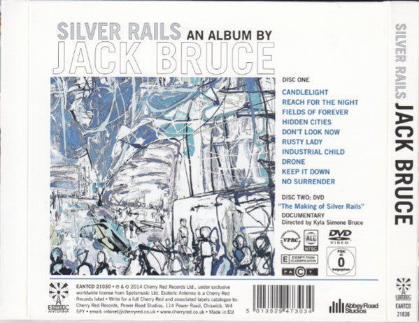 Jack Bruce - Silver Rails - Limited 2 Disc Deluxe Cd, Dvd