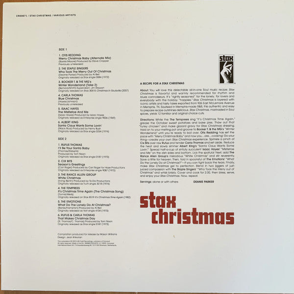 Various - Stax Christmas (LP, Comp)