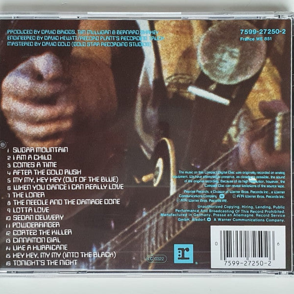 Neil Young & Crazy Horse - Live Rust CD