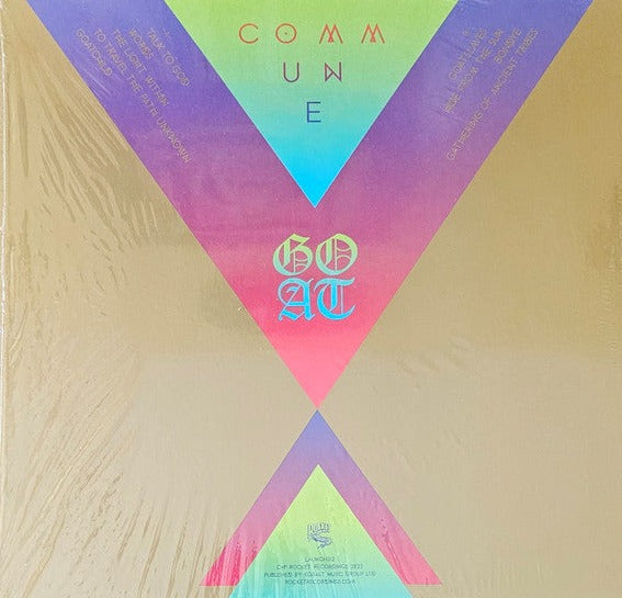 Goat - Commune : Limited Gold Blue Swirl Vinyl