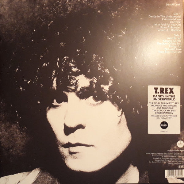 T. Rex - Dandy In The Underworld (LP, Album, RE, Cle)