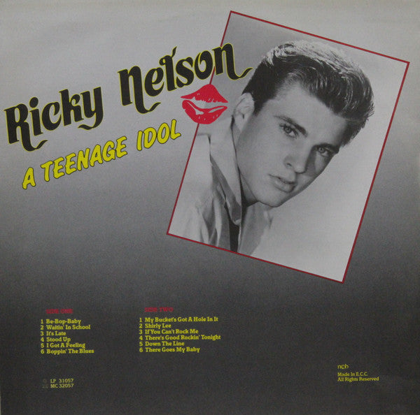 Ricky Nelson (2) - A Teenage Idol (LP, Album, Comp)