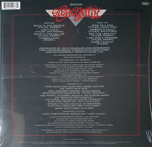 Aerosmith - Rocks  180g Vinyl