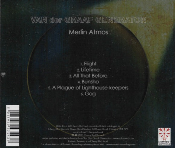 Van Der Graaf Generator - Merlin Atmos CD