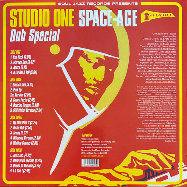 Dub Specialist - Studio One Space Age Dub Special (Intergalactic Dub From 13 Brentford Road) 2LP Vinyl