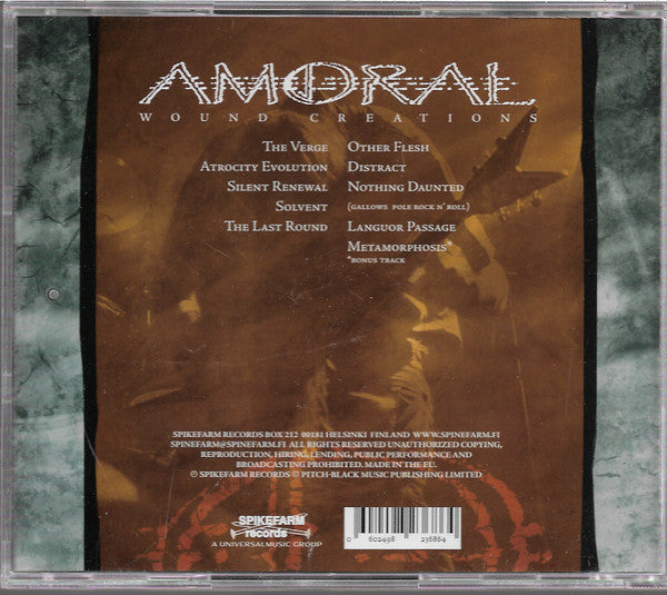 Amoral - Wound Creations (CD, Album)