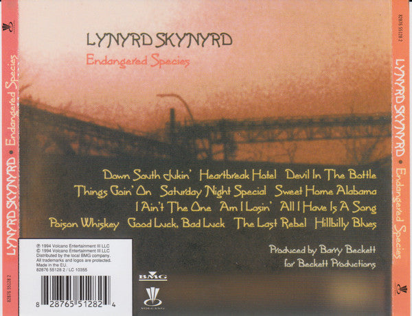 Lynyrd Skynyrd - Endangered Species (CD, Album, RE, RM)