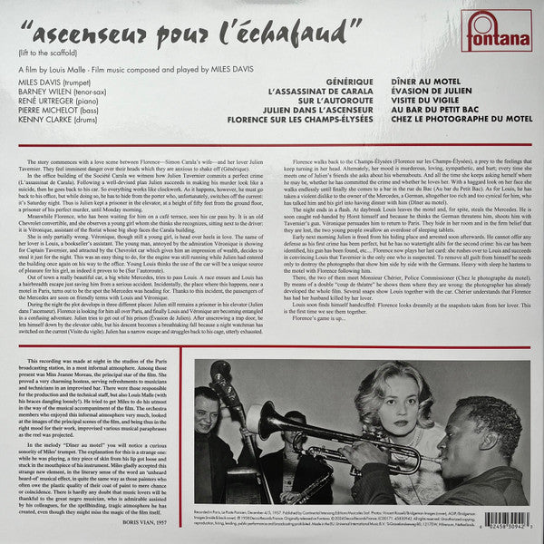 Miles Davis - Ascenseur pour ľéchafaud : Vinyl