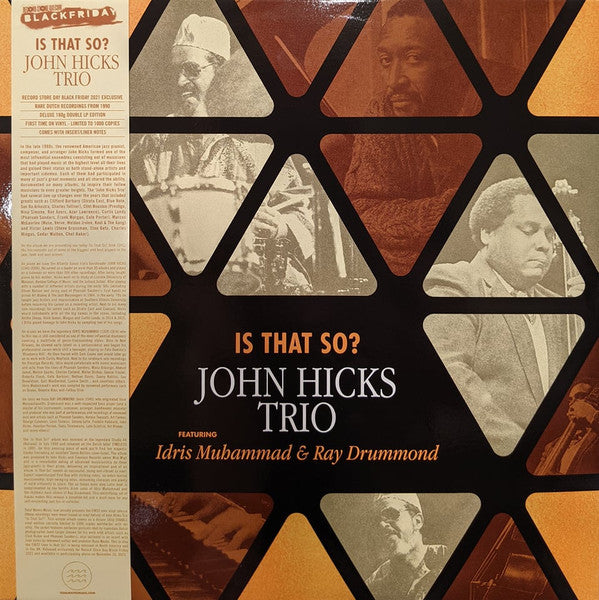 John Hicks Trio - Is That So? (2xLP, Album, RSD, Ltd, RE, 180)