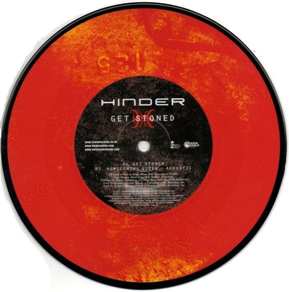 Hinder (2) - Get Stoned (7", Single, Pic)