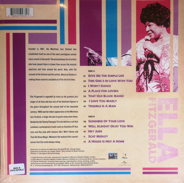 Ella Fitzgerald - Live At Montreux 1969 - Vinyl