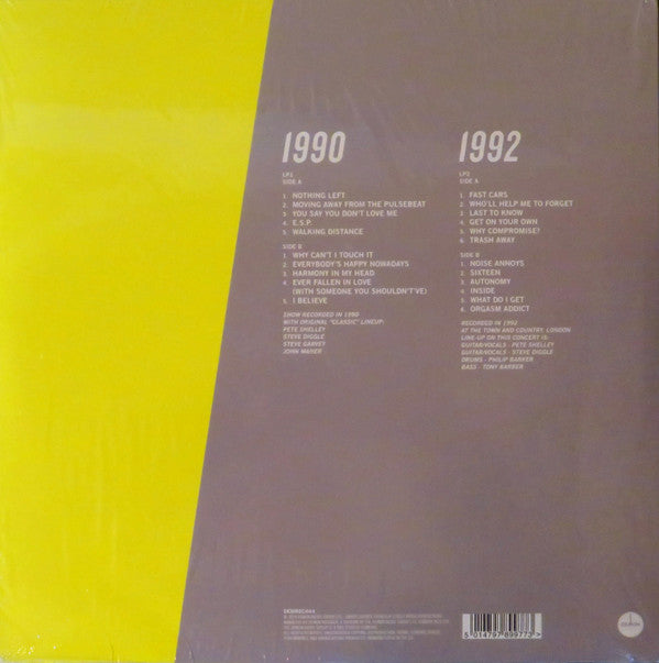 Buzzcocks - Live 1990 & 1992: Limited Grey & Yellow Vinyl