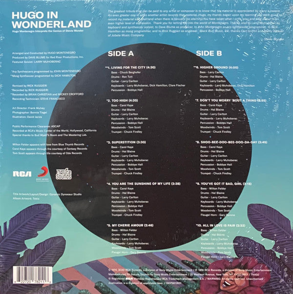 Hugo Montenegro - Hugo In Wonderland (Interprets The Genius Of Stevie Wonder) Vinyl