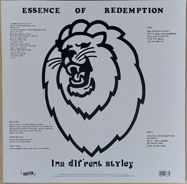 Sceptre - Essence Of Redemption - Ina Dif'rent Styley - Vinyl