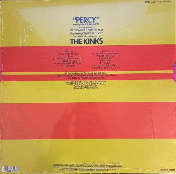 The Kinks - "Percy" - Limited Edition Picture Disc Vinyl