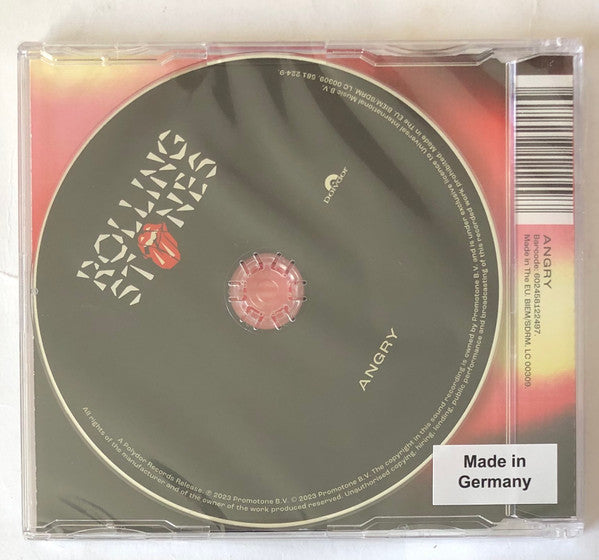 Rolling Stones - Angry (CD, Single)