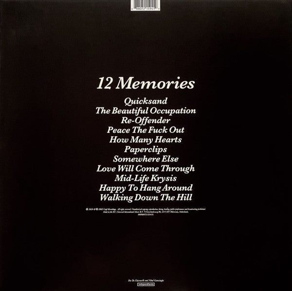 Travis - 12 Memories : Limited White Vinyl