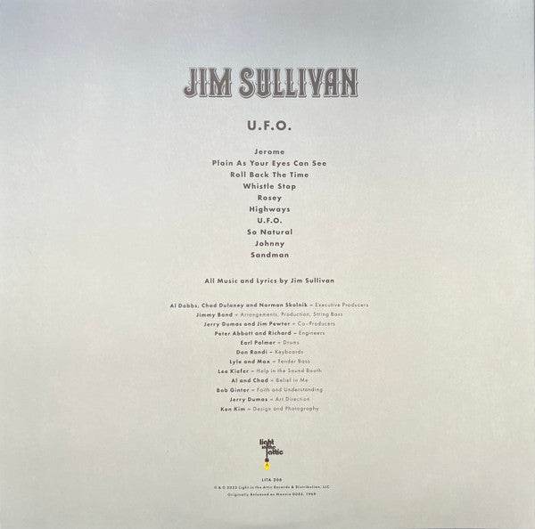 Jim Sullivan (3) - U.F.O. (LP, Album, Ltd, RE, RM, Blu)