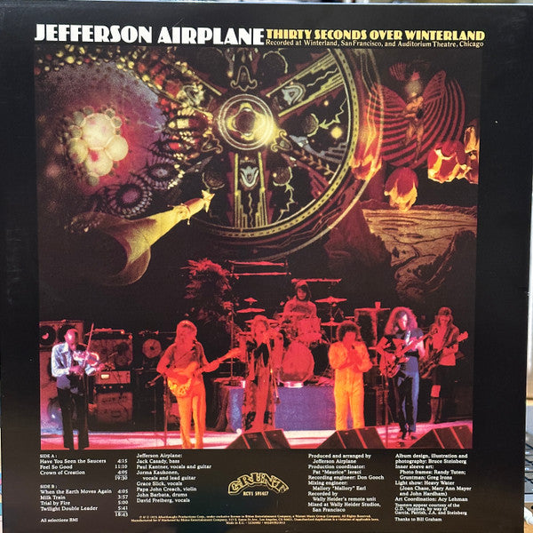 Jefferson Airplane - Thirty Seconds Over Winterland (LP, Album, Ltd, RE, Blu)