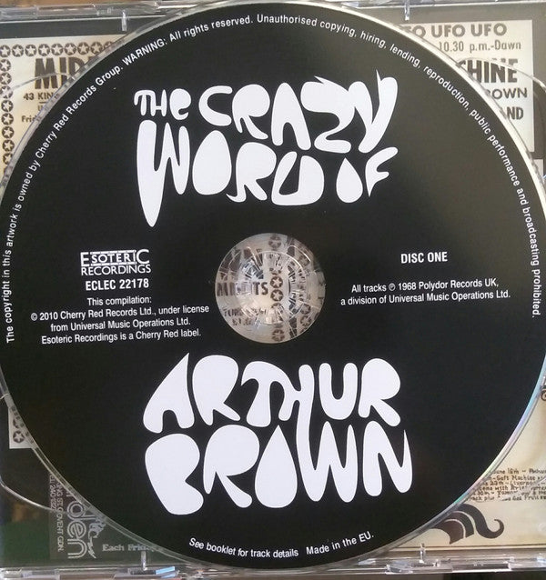 The Crazy World Of Arthur Brown - The Crazy World Of Arthur Brown (CD, Album, RE + CD, Mono + Dlx, RM)