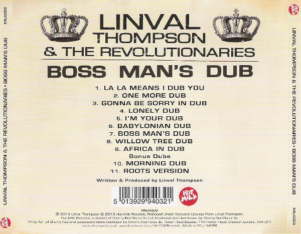 Linval Thompson & The Revolutionaries - Boss Man's Dub (The Lost 1979 Dub Album) (CD, Album, RE, RM)