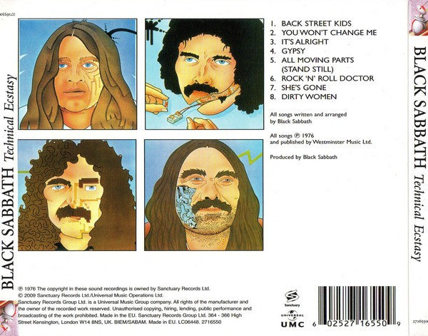 Black Sabbath - Technical Ecstasy: Remastered CD