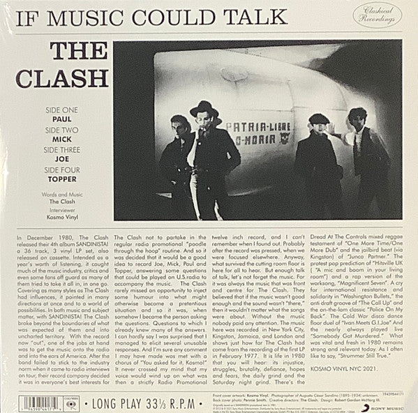 The Clash - If Music Could Talk: 2LP RSD Vinyl