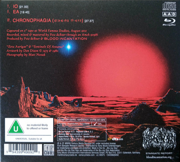 Blood Incantation - Timewave Zero - CD / Blu-ray