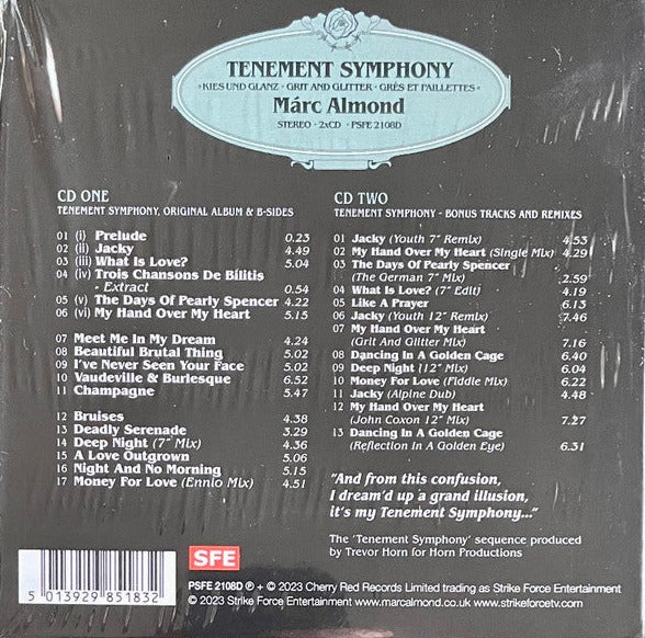 Marc Almond - Tenement Symphony : Remastered 2CD