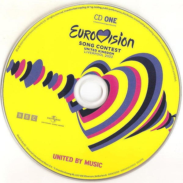 Various - Eurovision Song Contest United Kingdom Liverpool 2023 - United By Music (2xCD, Album, Comp)