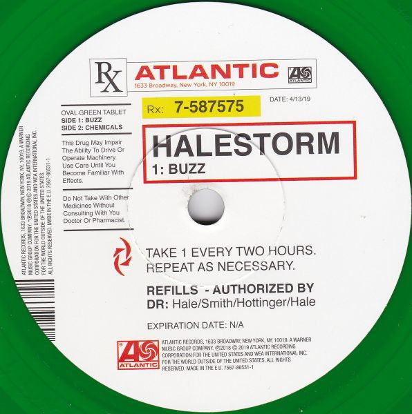 Halestorm - Buzz / Chemicals (7", RSD, Single, Ltd, Gre)