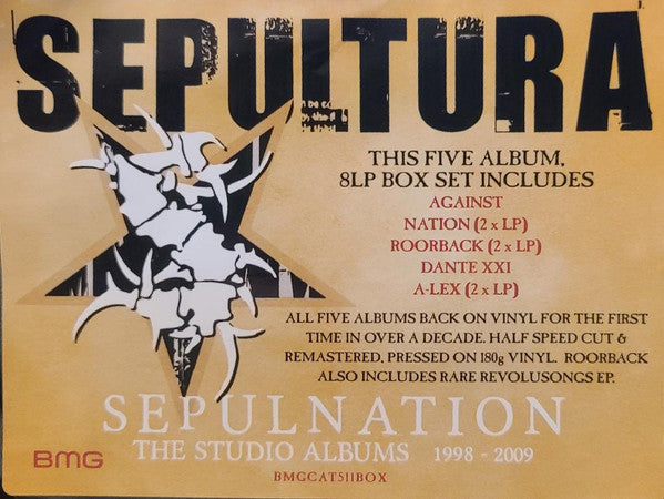 Sepultura - Sepulnation: The Studio Albums 1998-2009 - 5LP Box Set