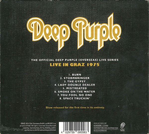 Deep Purple - Graz 1975 : CD