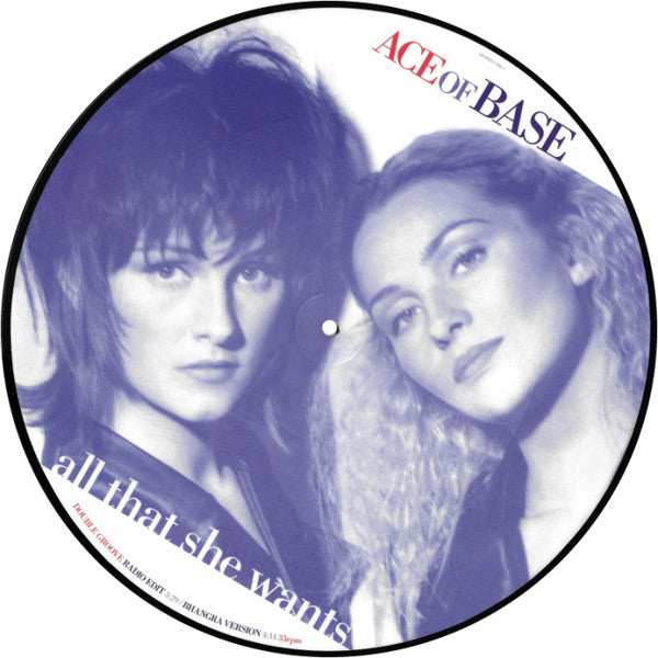 Ace Of Base - All That She Wants 12", RSD, Picture Disc Vinyl