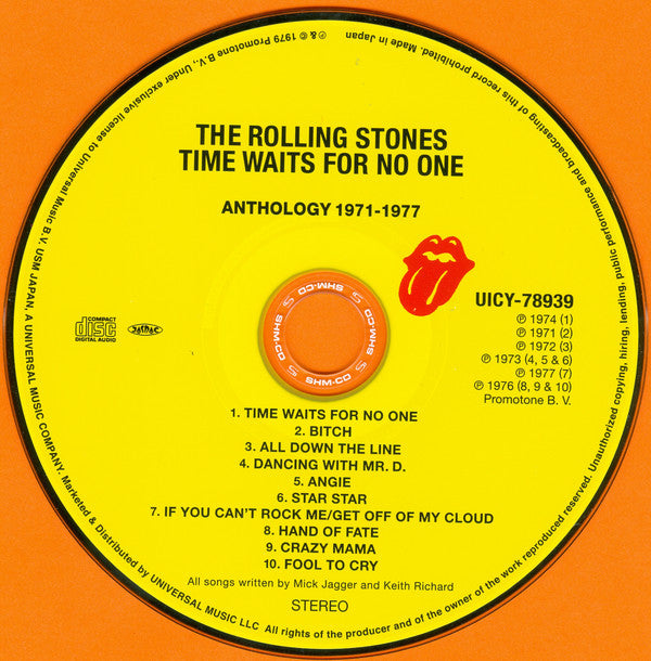 The Rolling Stones - Time Waits For No One (Anthology 1971-1977) (CD, Comp, RE, RM, SHM)
